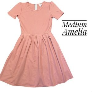 Lularoe Amelia, pink, M, BNWT